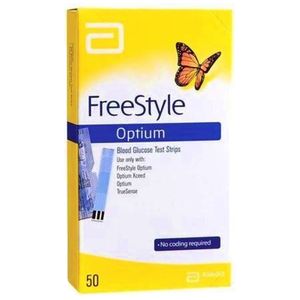 Tiras Reagentes Freestyle Optium - 50 unidades