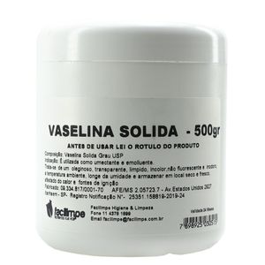 Vaselina Sólida 500g Facilimpe - unidade