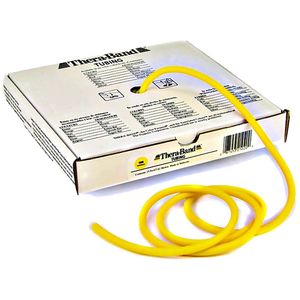 Tubo Elástico Resist TheraBand Tubing Suave Amarelo - metro