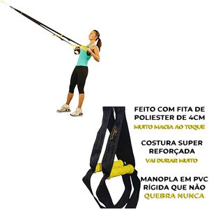 Fita De Suspensão Tipo Trx para Treinamento Suspenso