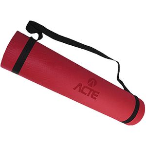 Tapete Exercícios Acte Sports T10NV Yoga Mat Vermelho