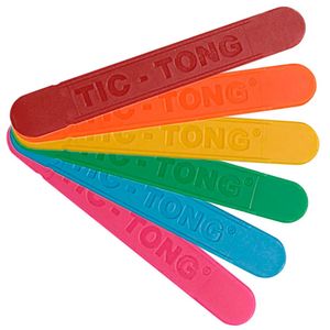 Abaixador Língua Tic-Tong Standard Colorido - 40 unidades