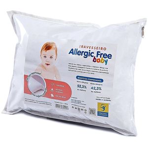 Travesseiro Free Baby Allergic Free 30X40cm - unidade