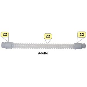 Traquéia em Silicone 22x1200mm Haoxi - unidade