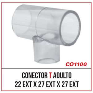 Conector T Adulto Haoxi - unidade