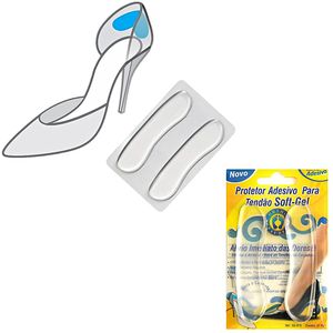 Protetor Adesivo para Tendão Soft Gel SG815 - par