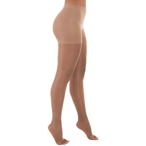 Meia-Calça Legline Venosan - 20-30mmHg - Pé Aberto - Sahara - Tamanho G