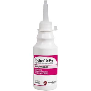 Riohex 0,5% Solução Alcoólica Rioquímica 100ml - unidade