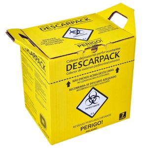 Coletor de Material Perfurocortante Descarpack 7l - unidade