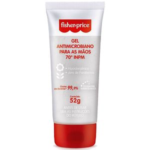 Gel Antimicrobiano Para Mãos Fisher Price - 70º - 52 G