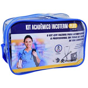 Kit Acadêmico Plus Incoterm KA120 - Azul