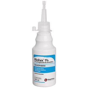 Riohex 1% Solução Aquosa Rioquímica 100ml - unidade