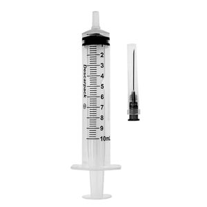 Seringa Descarpack 10mL Luer Slip Agulha 25x0,7mm - unidade