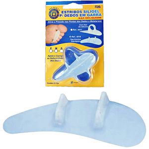 Estribo para Dedos em Garra Siligel 4016 Tam P - par