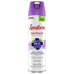 Desinfetante Lysoform Aerosol - Lavanda - 360ml
