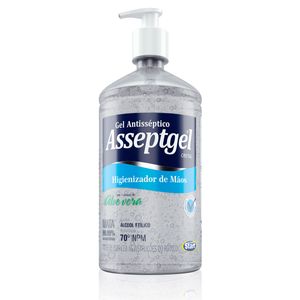 Álcool Gel 70 Asseptgel Cristal Aloe Vera 420g - unidade