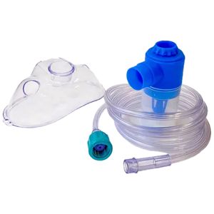 Kit de Nebulização Medicate Adulto MD1100RR Copo com Regulagem / Mangueira com Rosca