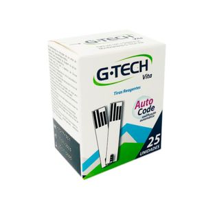 Tiras Reagentes G-Tech Vita - Com 25 Tiras