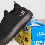 Tenis-Ortopedico-Flyfeet-Nuvem-Knit-Ortho-Pauher-Preto