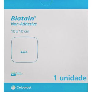 Curativo Biatain Coloplast não adesivo 33410 10x10cm - unidade