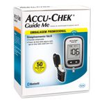 Embalagem-do-Kit-Medidor-de-Glicemia-Accu-Chek-Guide-Me-com-50-tiras