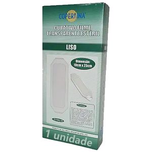 Curativo Filme Copertina Transparente Liso 10x25cm - unidade