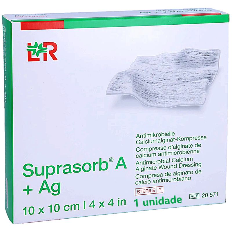 Embalagem da Curativo Suprasorb A AG 20571 10x10