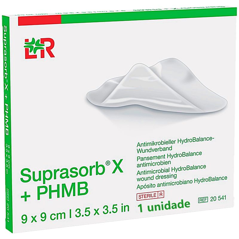 Embalagem da Curativo Suprasorb X PHMB 20541