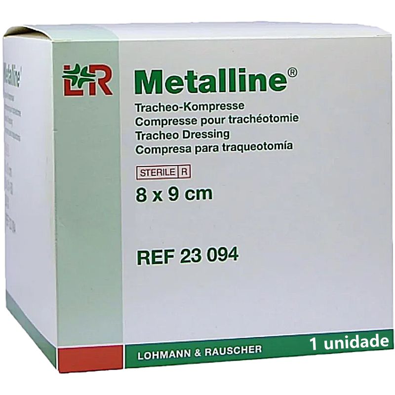 Embalagem Curativo Metalline Traqueostomia 23094