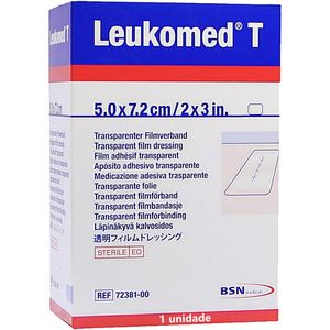 Curativo Filme Transparente Leukomed T 72381-00 5x7.2cm - unidade