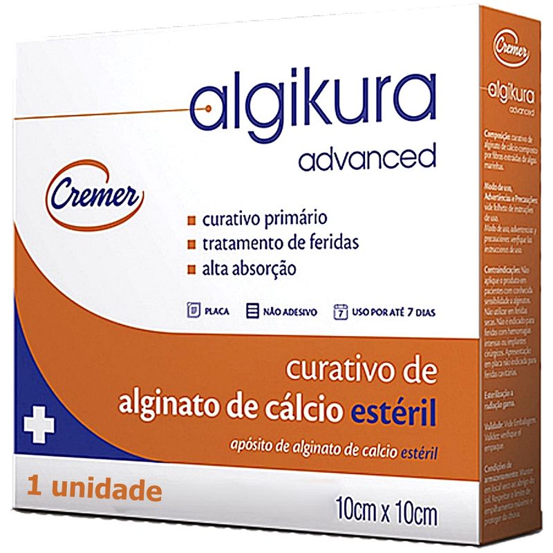 curativo-alginato-calcio-algikura-10x10cm-embalagem