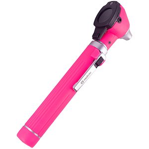 Otoscópio Fibra Óptica LED Medicate Rosa