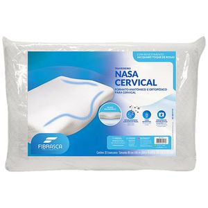 Travesseiro Nasa Cervical Fibrasca 53X37X11cm