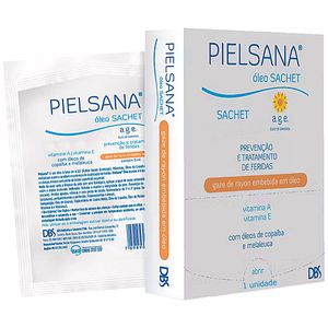 Pielsana Gaze Rayon Óleo AGE Sachê 7.5cmx7.5cm - unidade