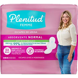 Absorvente Plenitud Femme Protetor Normal - 08 unidades