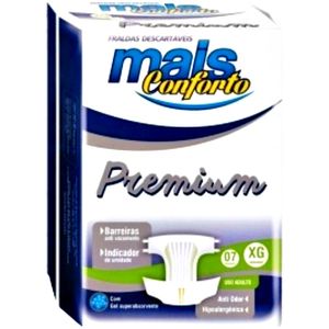 Fralda Geriátrica Mais Conforto Premium Tam XG - 07 fraldas