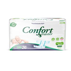 Fralda Geriátrica Confort Master - Tamanho EG - Com 26 Unidades