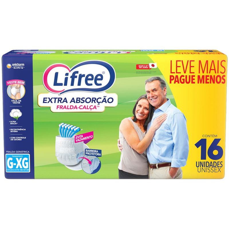 Fralda-Calca-Extra-Absorcao-Lifree-G-XG-com-16-Unidades