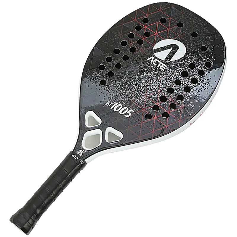 raquete-beach-tennis-carbono-3k-bt1005-acte-sports-visao-furos