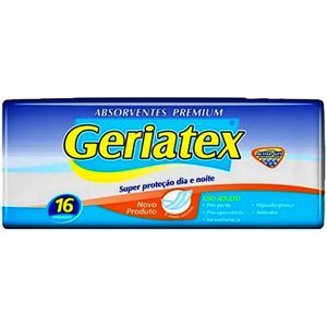 Absorvente Geriátrico Premium Geriatex - 16 Unidades