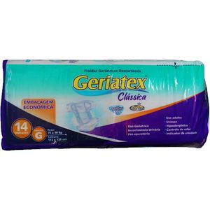 Fralda Geriátrica Geriatex Clássica Tam G - 14 fraldas