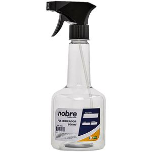 Pulverizador Nobre Translucido Preto 500ml - unidade