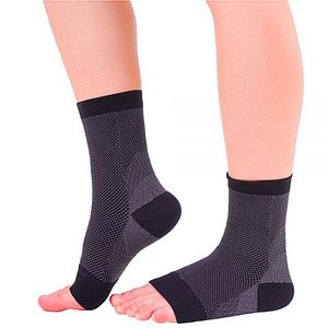 Tornozeleira para Fascite Plantar e Suporte Articular Tam P/M - par