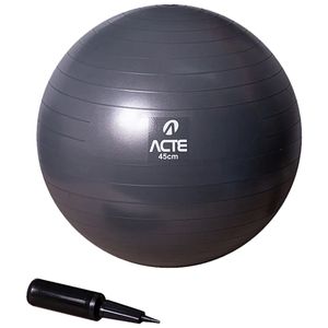 Bola de Pilates Gym Ball Acte 45cm Cinza