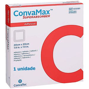 Curativo Superabsorvente ConvaMax 422581 20X20cm - unidade