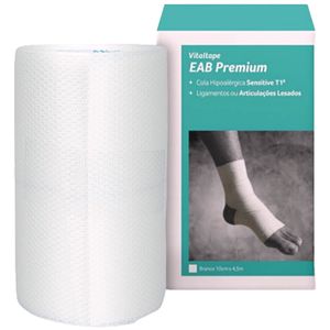 Atadura Elástica EAB Premium Vitaltape Branca 10cmX4.5m - unidade