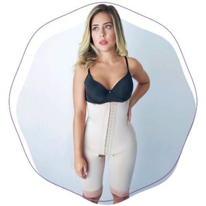 Cinta Modeladora Seio 1/2 Perna MHM/Lethie 726 Tam 42/P Bege