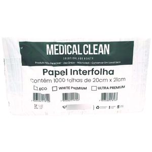 Papel Toalha Interfolhada Eco Clean - 1.000 unidades