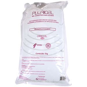 Gel Condutor Ultrassom Plurigel Carbogel 5kg sachê - unidade