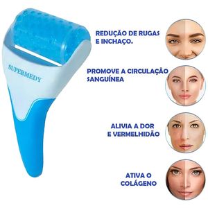 Massageador Ice Roller Supermedy - Rosto e Corpo